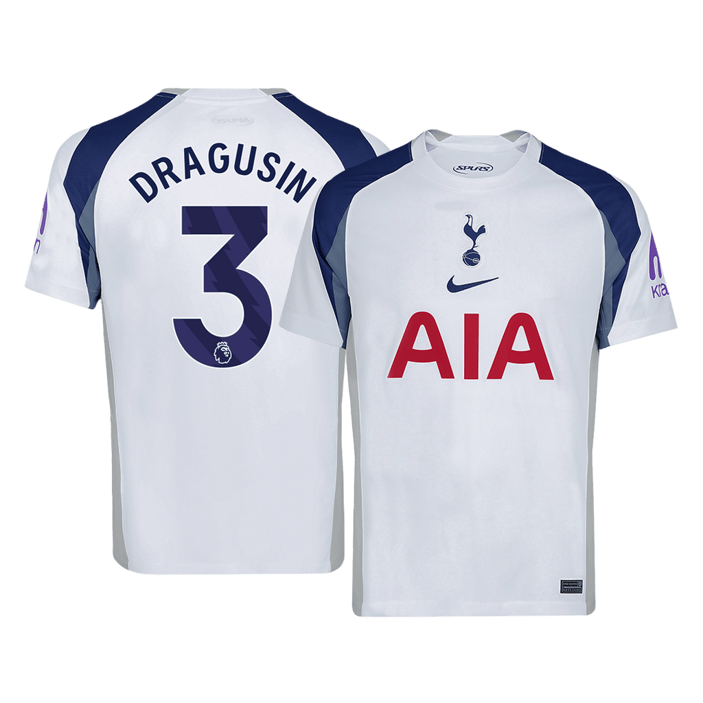 Tottenham Hotspur DRAGUSIN #3 Home Soccer Jersey 2025/26 - Football Shirt | SmartJerseys | Official Quality