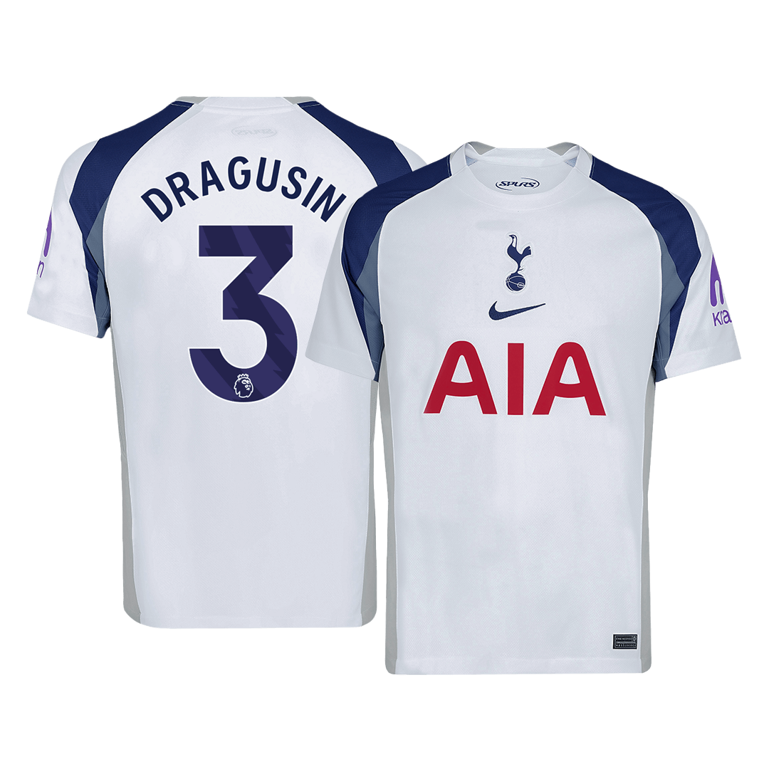 Tottenham Hotspur DRAGUSIN #3 Home Soccer Jersey 2025/26 - Football Shirt | SmartJerseys | Official Quality