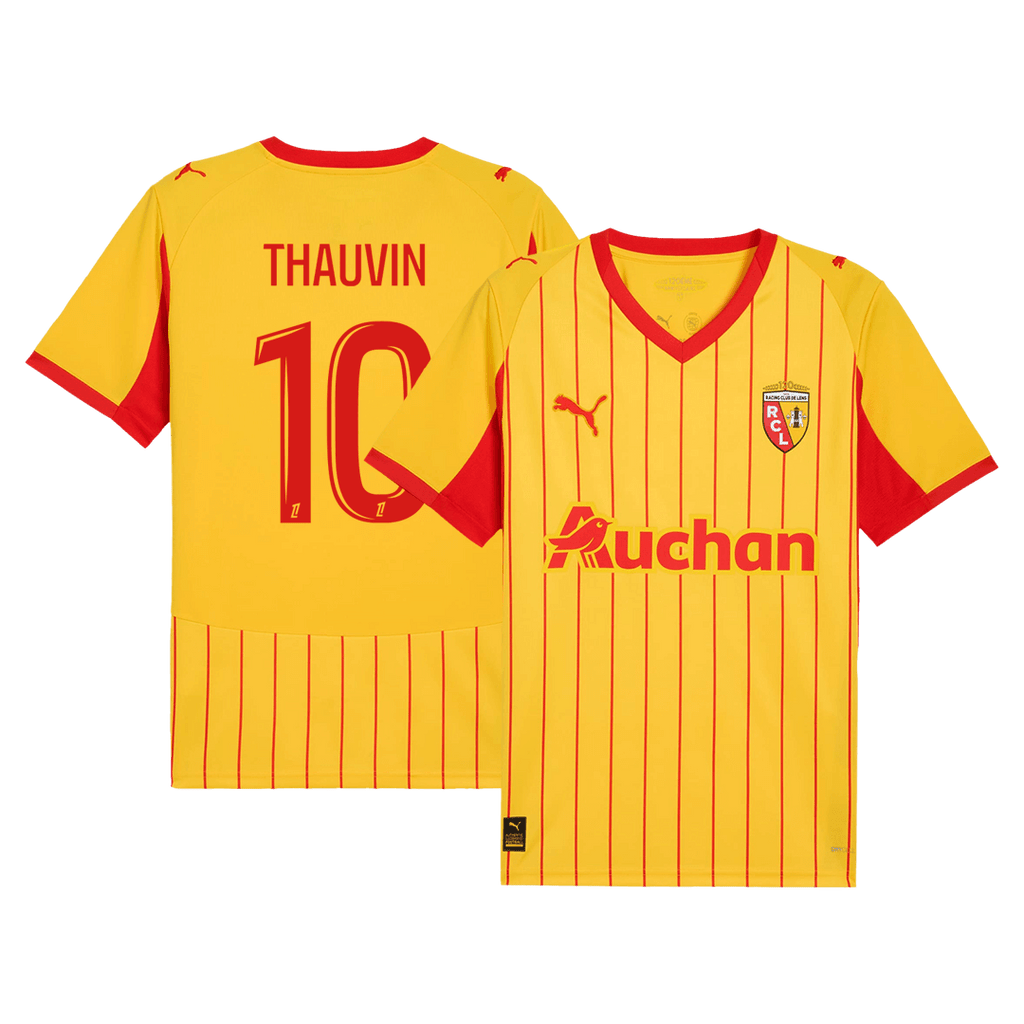 RC Lens THAUVIN #10 Home Soccer Jersey 2025/26