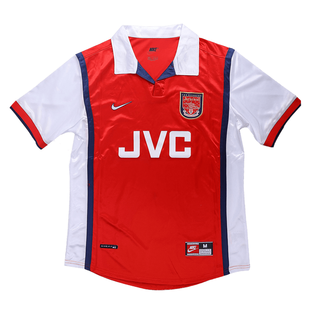 Camiseta retro de local del Arsenal 1998/99
