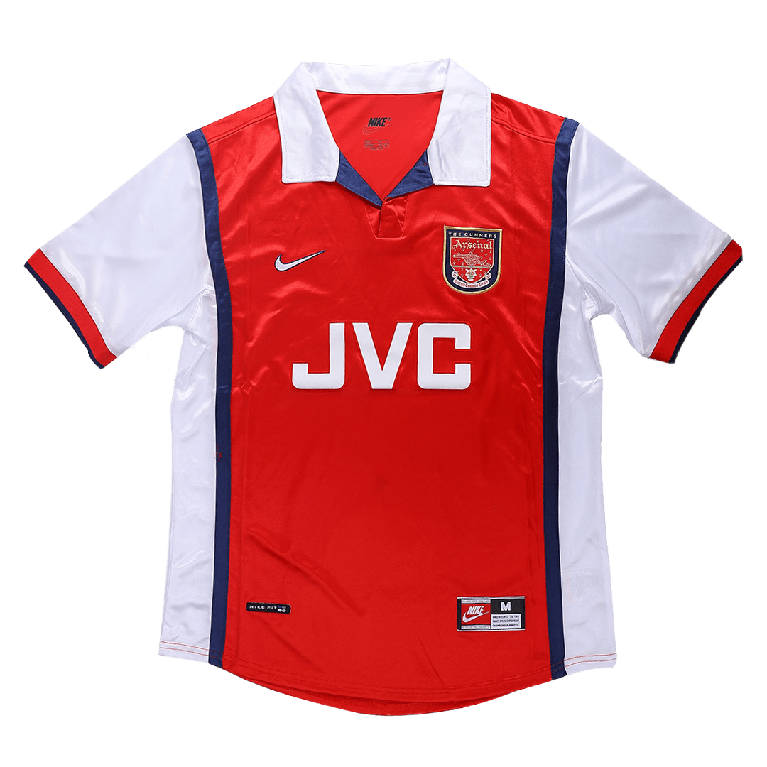 Camiseta retro de local del Arsenal 1998/99