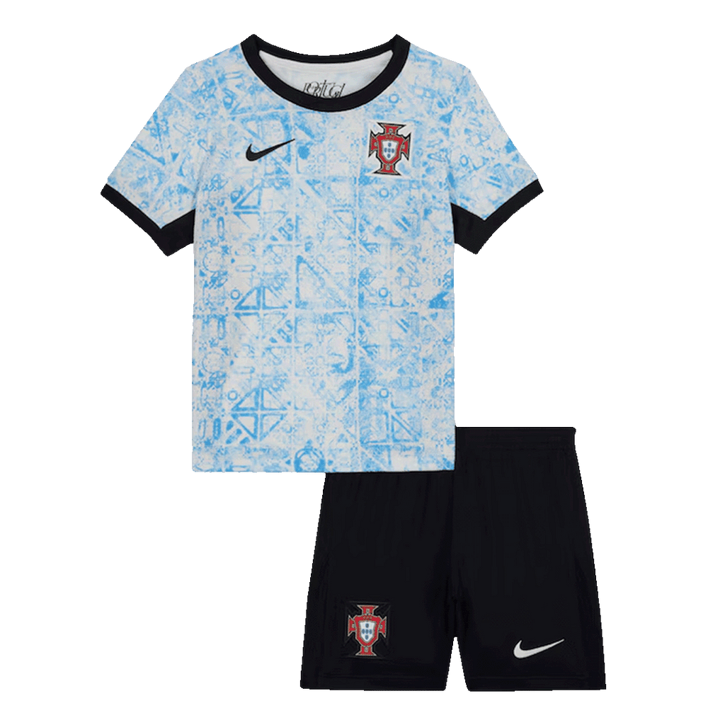 Portugal Away Jersey Kit EURO 2024 Kids(Jersey+Shorts) - Football Shirt | SmartJerseys | Official Quality