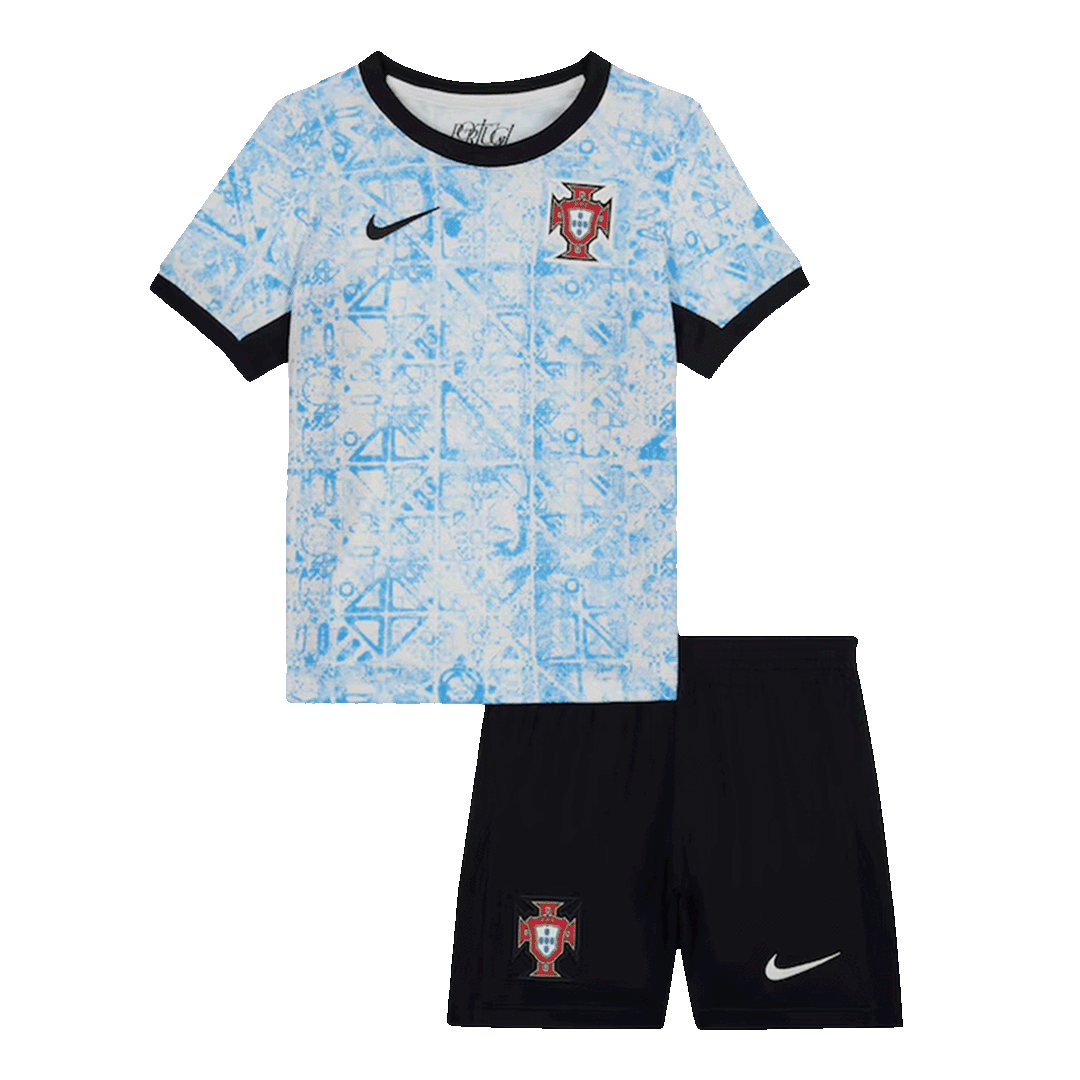 Portugal Away Jersey Kit EURO 2024 Kids(Jersey+Shorts) - Football Shirt | SmartJerseys | Official Quality