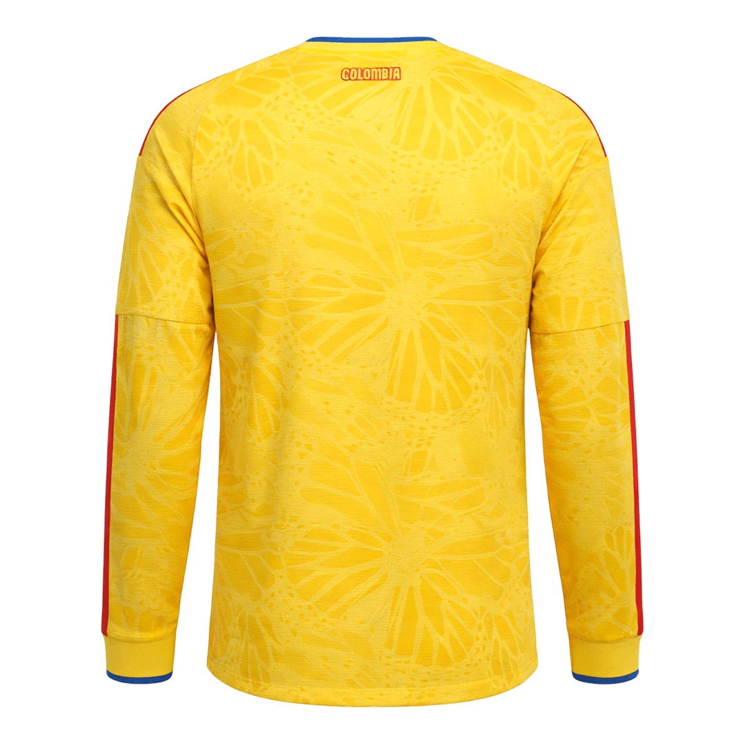 Colombia Long Sleeve Home Soccer Jersey 2026