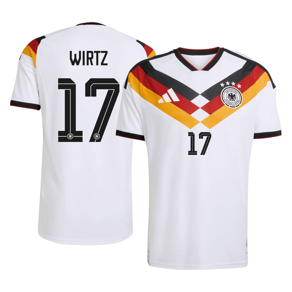 Germany WIRTZ #17 Home Soccer Jersey Authentic 2026 - Football Shirt | SmartJerseys | Official Quality
