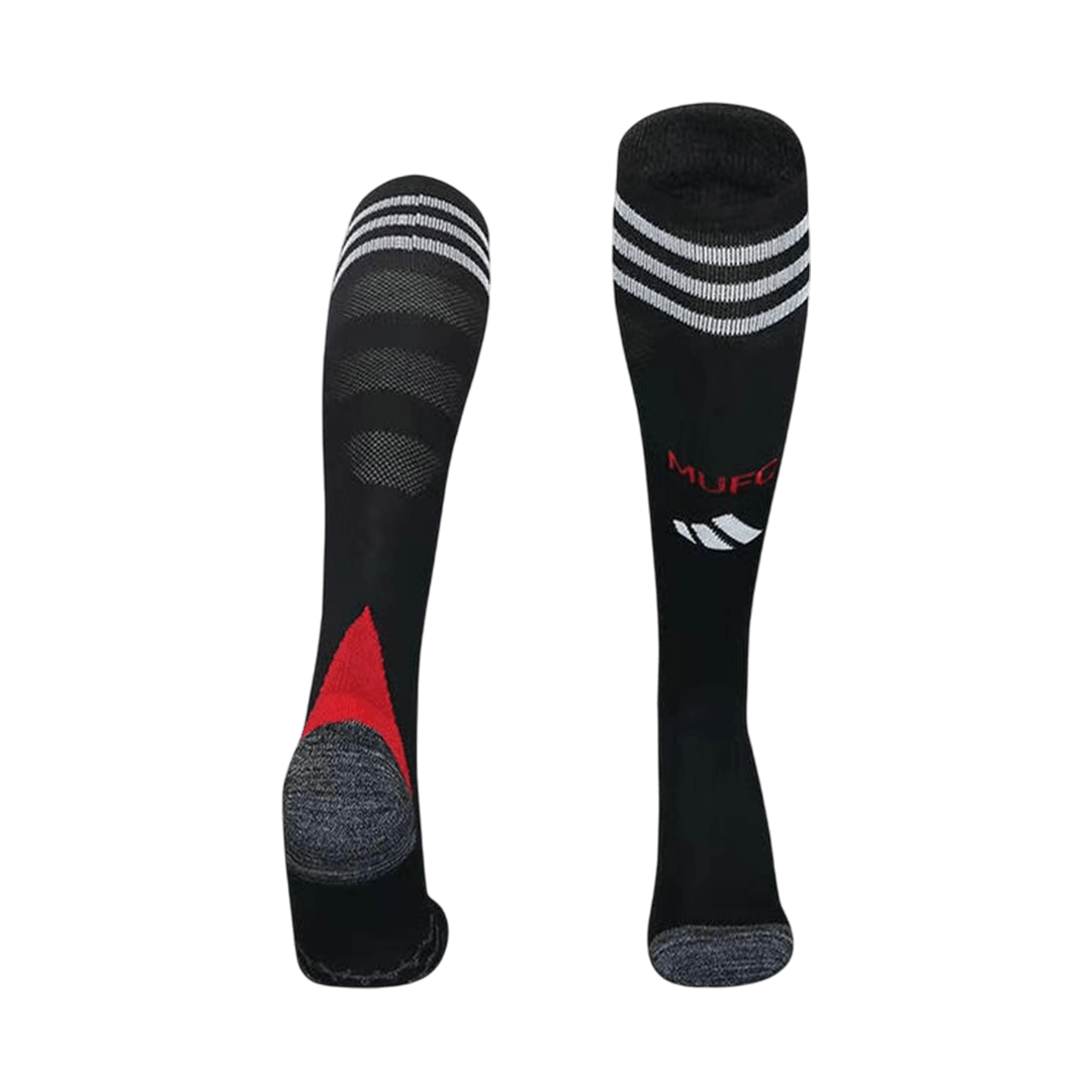 Manchester United Home Soccer Socks 2025/26 - Football Shirt | SmartJerseys | Official Quality