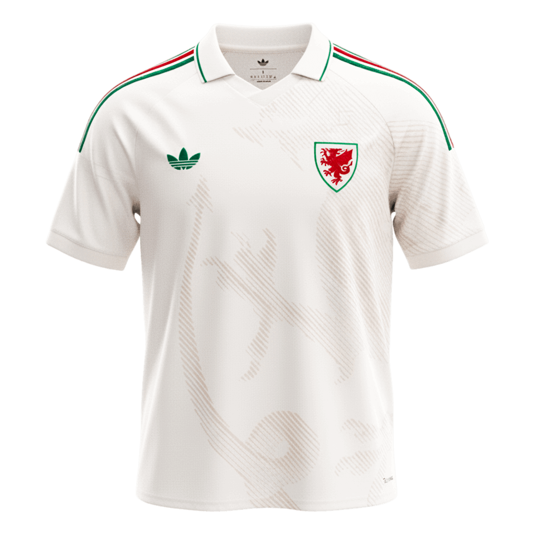 Wales Away Soccer Jersey World Cup 2026 White