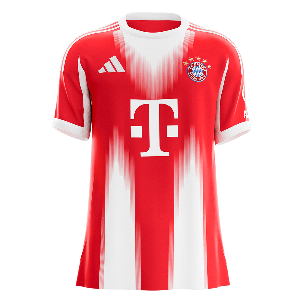 Bayern Munich Home Soccer Jersey 2025/26 Red - Football Shirt | SmartJerseys | Official Quality