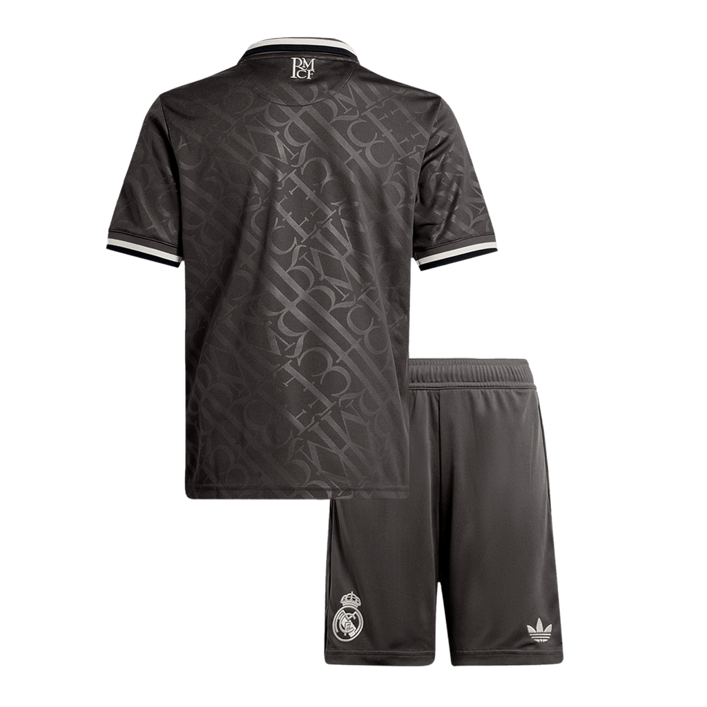 Real Madrid Third Away Soccer Jersey Kit 2024/25 Kids(Jersey+Shorts)