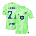 Barcelona F.DE JONG #21 Third Away Soccer Jersey Authentic 2024/25- UCL（Spotify Logo Without Text） - Football Shirt | SmartJerseys | Official Quality