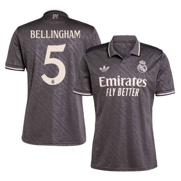 Real Madrid BELLINGHAM #5 Third Away Jersey 2024/25 - Football Shirt | SmartJerseys | Official Quality