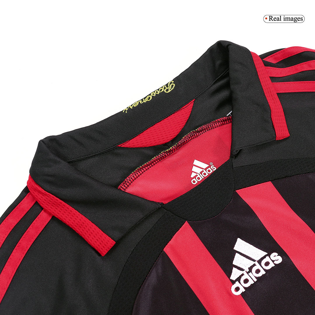 AC Milan KAKA' #22 Home Jersey Retro 2006/07 - Long Sleeve
