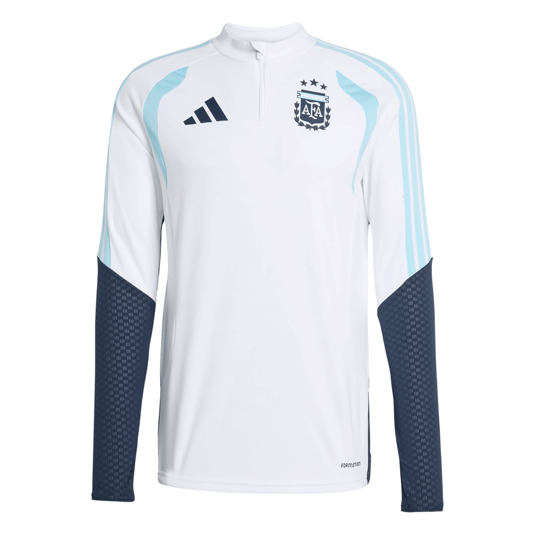 Kid's Argentina Zipper Sweatshirt Kit(Top+Pants) 2026 White