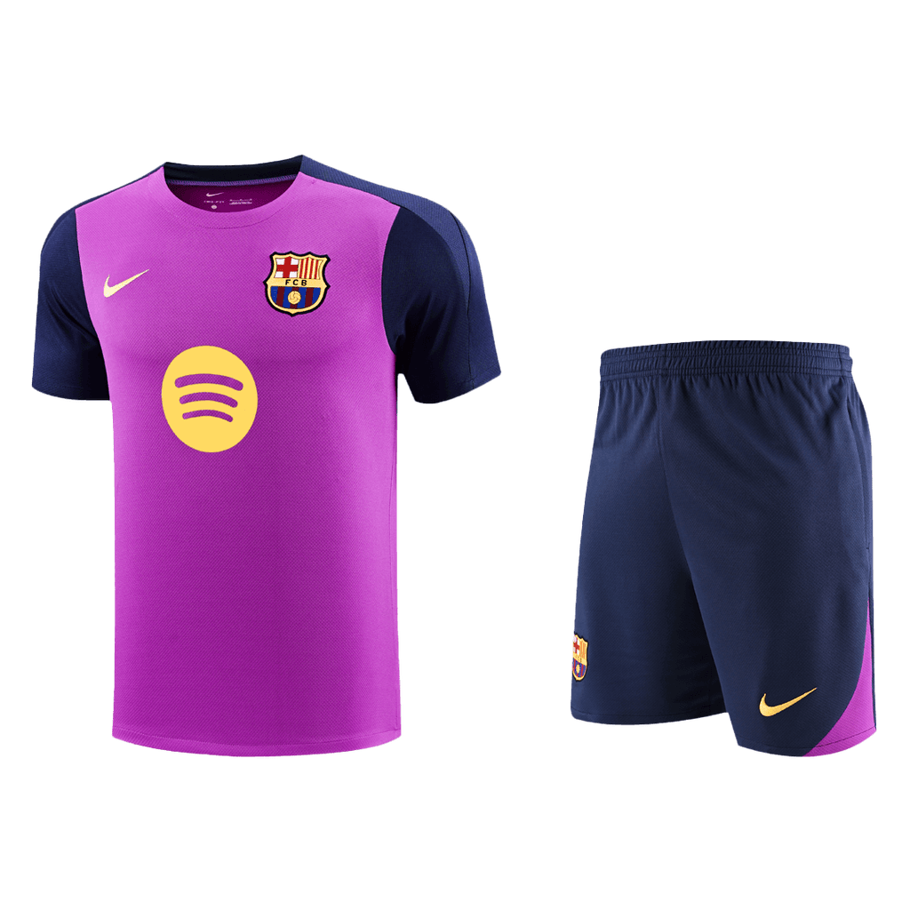 Barcelona Pre-Match Training Soccer Jersey 2025/26 - Purple