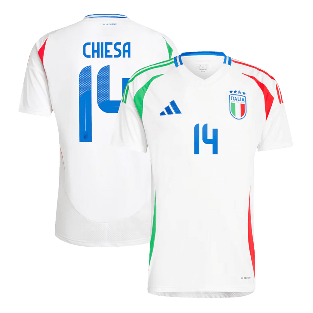 Italy CHIESA #14 Away Jersey EURO 2024 - Football Shirt | SmartJerseys | Official Quality