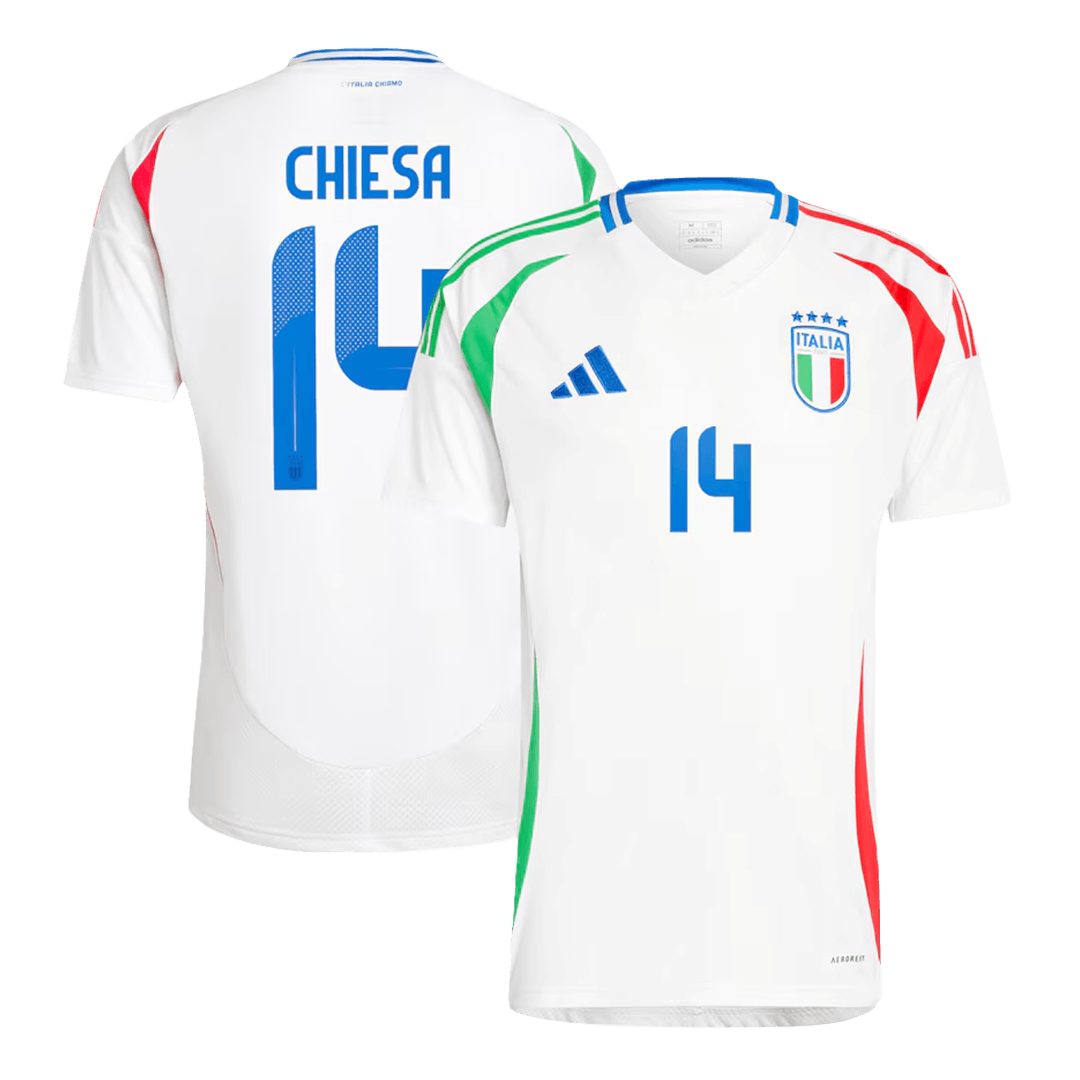 Italy CHIESA #14 Away Jersey EURO 2024 - Football Shirt | SmartJerseys | Official Quality