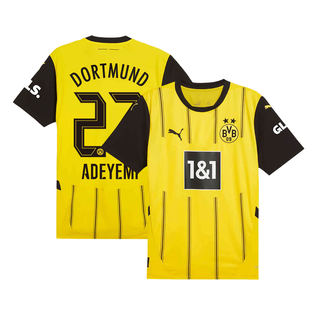 Dortmund ADEYEMI #27 Home Jersey 2024/25 - Football Shirt | SmartJerseys | Official Quality