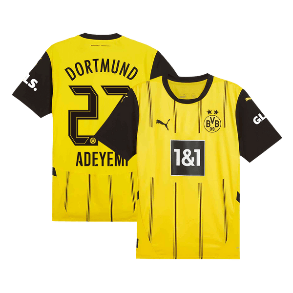 Dortmund ADEYEMI #27 Home Jersey 2024/25 - Football Shirt | SmartJerseys | Official Quality