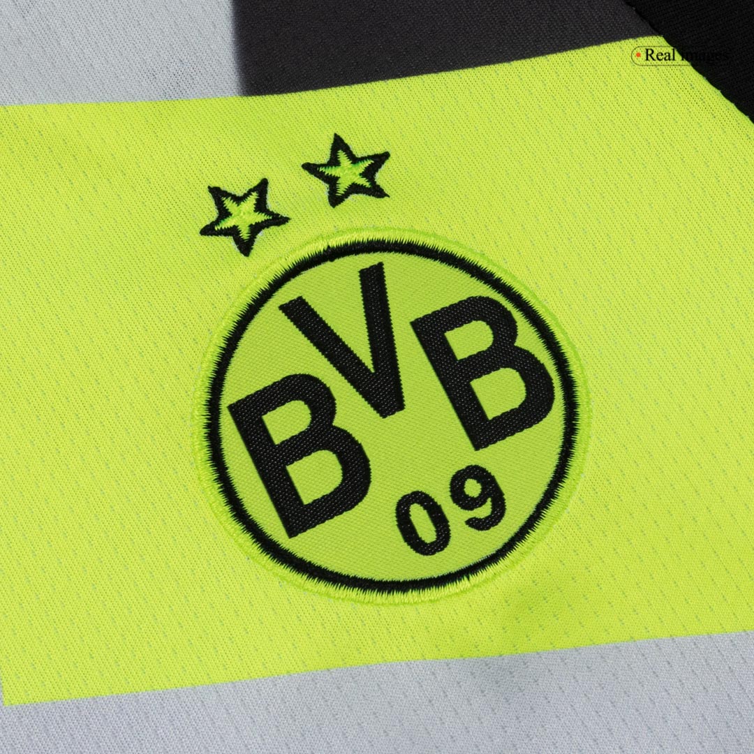25/26 Kid's Borussia Dortmund Away Kit(Jersey+Shorts) Gray
