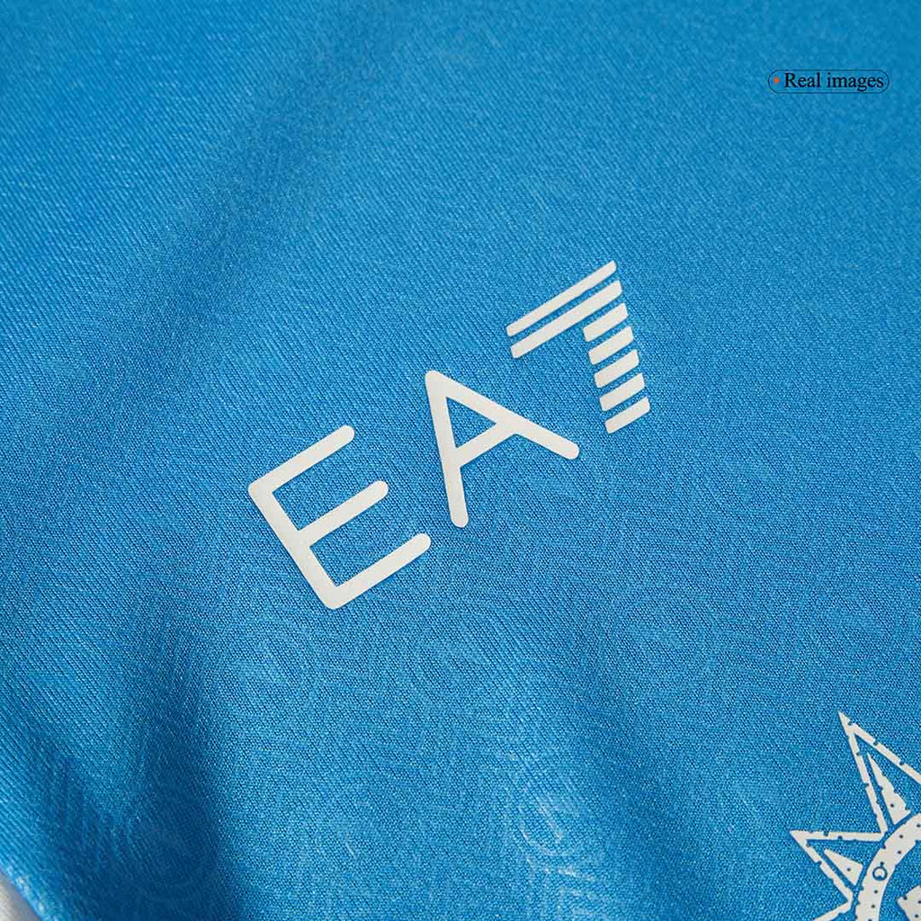 Camiseta de fútbol local del Napoli 2024/25 para niños (camiseta y pantalón corto)