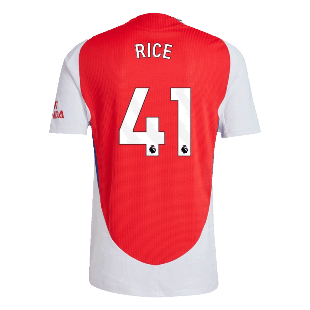 Arsenal RICE #41 Home Soccer Jersey Authentic 2024/25