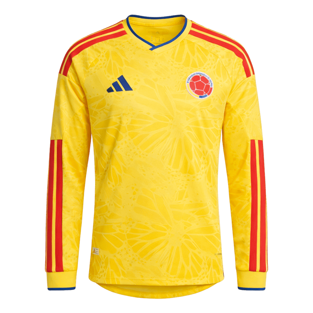 Colombia Long Sleeve Home Soccer Jersey 2026