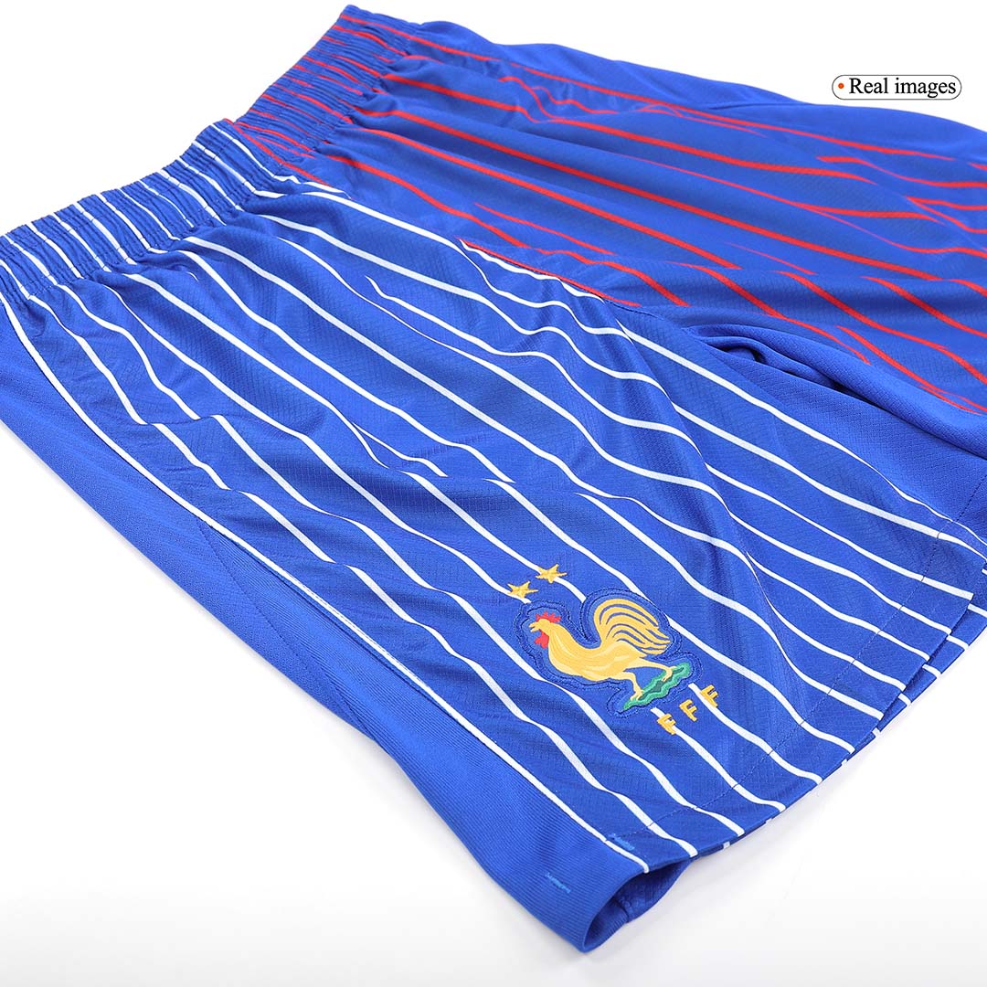 Shorts de football extérieurs de l'équipe de France 2024