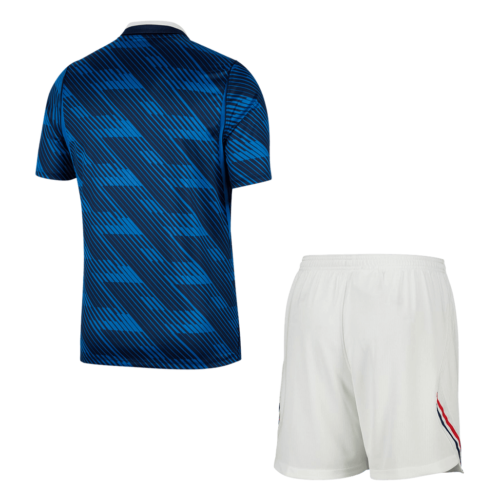 France Home Soccer Jersey Kit (Jersey+Shorts) World Cup 2026 Blue&White