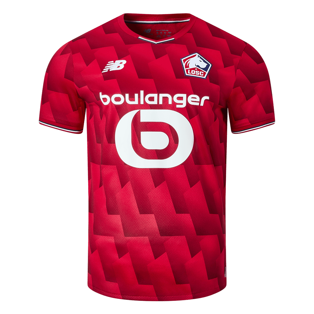 Lille OSC Home Soccer Jersey 2025/26 - Football Shirt | SmartJerseys | Official Quality