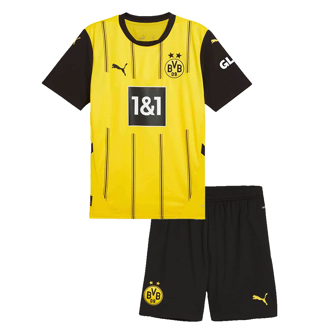 Dortmund Home Jersey Kit 2024/25 Kids(Jersey+Shorts) - Football Shirt | SmartJerseys | Official Quality