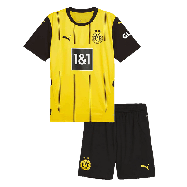 Dortmund Home Jersey Kit 2024/25 Kids(Jersey+Shorts) - Football Shirt | SmartJerseys | Official Quality