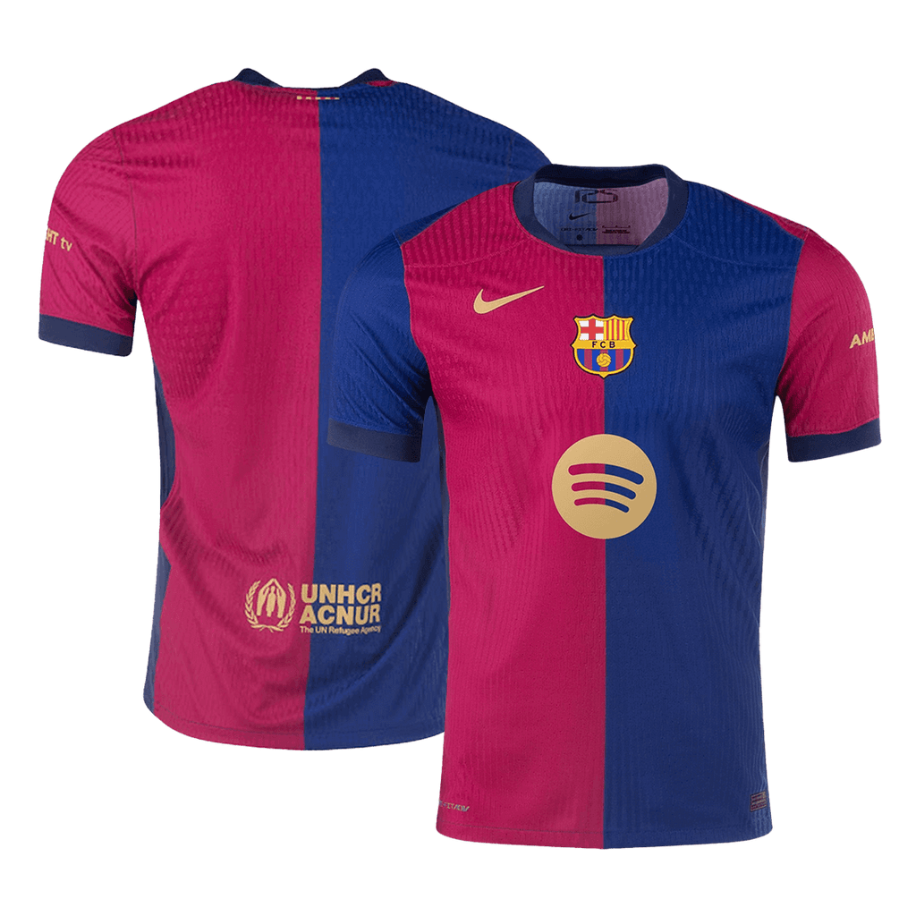 Barcelona Home Jersey Authentic 2024/25 Spotify Logo Without Text