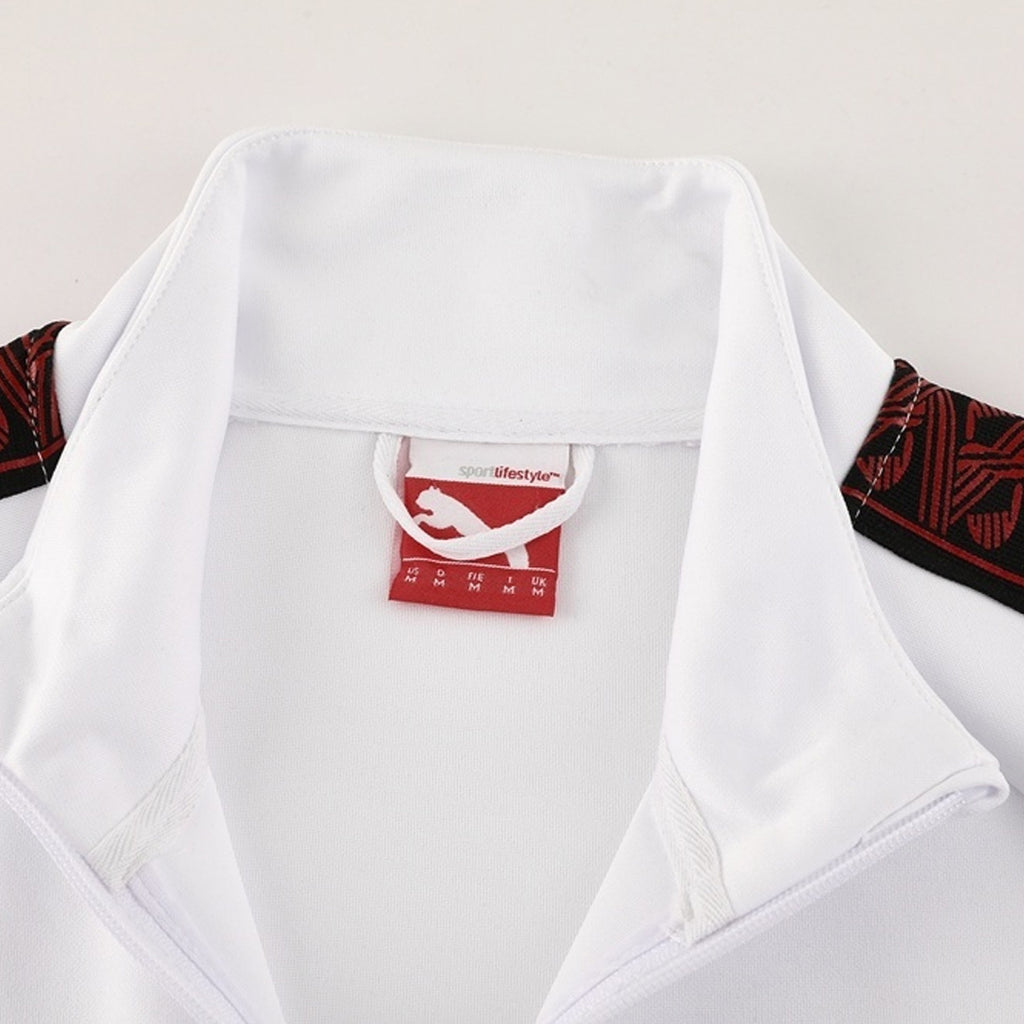 Tenue d'entraînement AC Milan 2025/26 - Blanc (Veste + Pantalon)