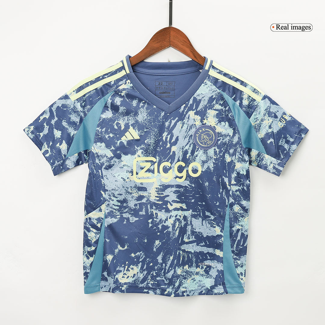 Tenue de football extérieure de l'Ajax pour enfant (maillot + short) 2024/25