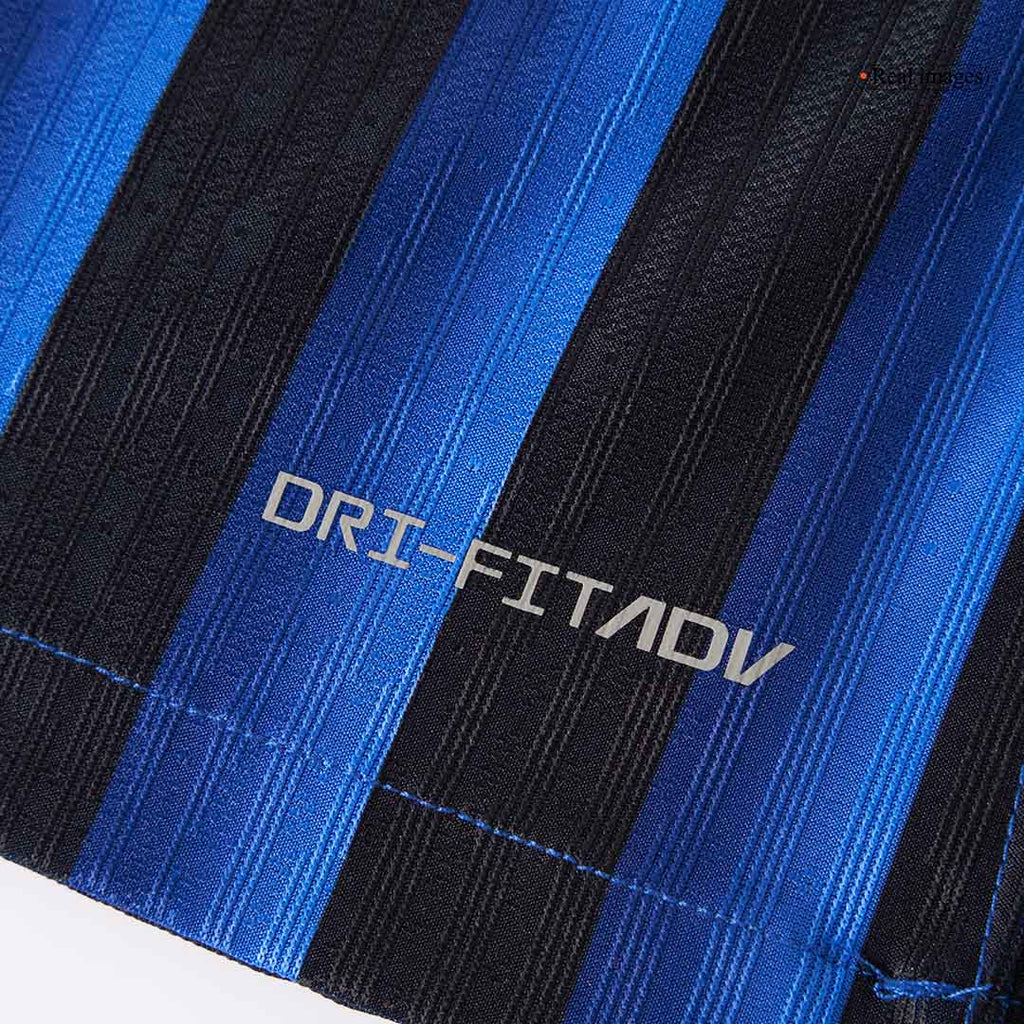 DUMFRIES #2 Maillot domicile authentique de l'Inter Milan 2025/26 Bleu et Noir