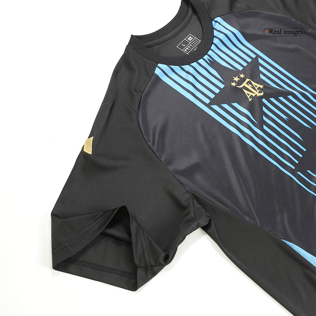 Camiseta de entrenamiento prepartido de Argentina para la Copa América 2024 - Negra