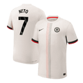 NETO #7 Authentic Chelsea Away Soccer Jersey 2025/26 White - Football Shirt | SmartJerseys | Official Quality