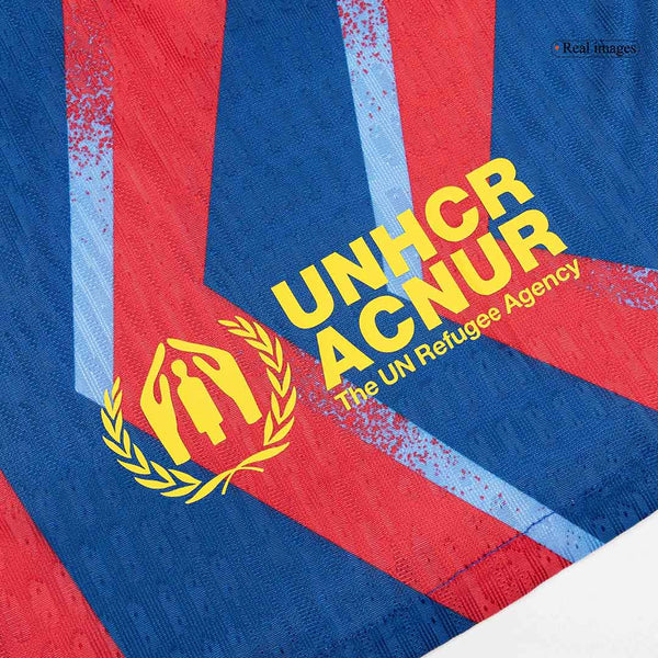 Player Version Barcelona Fourth Soccer Jersey 25/26 Red&Blue