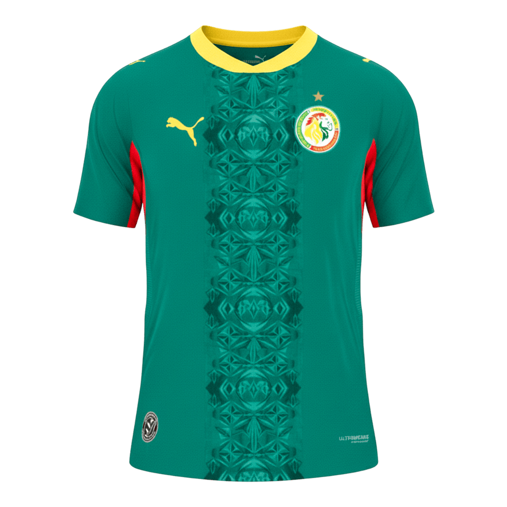 Senegal Away Soccer Jersey World Cup 2026 Green