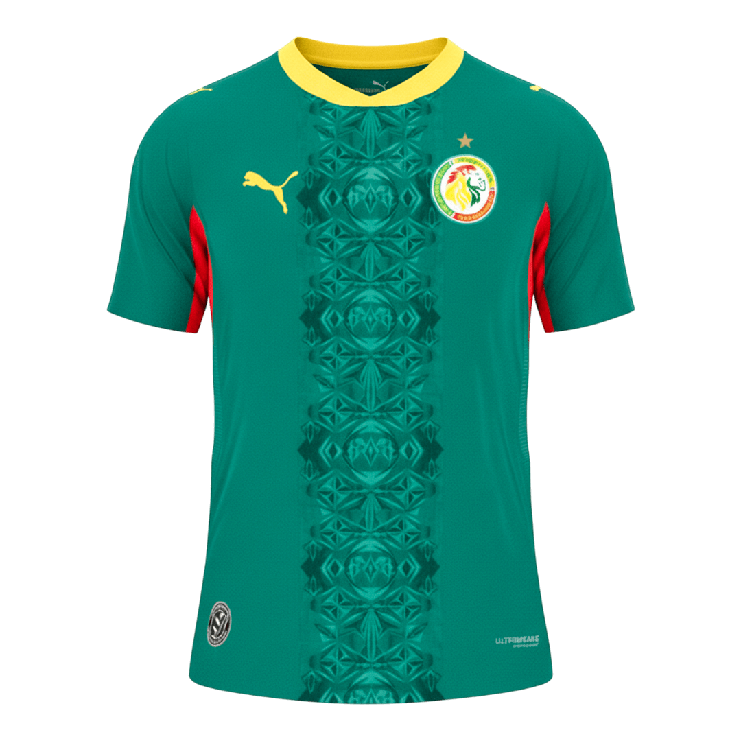 Senegal Away Soccer Jersey World Cup 2026 Green