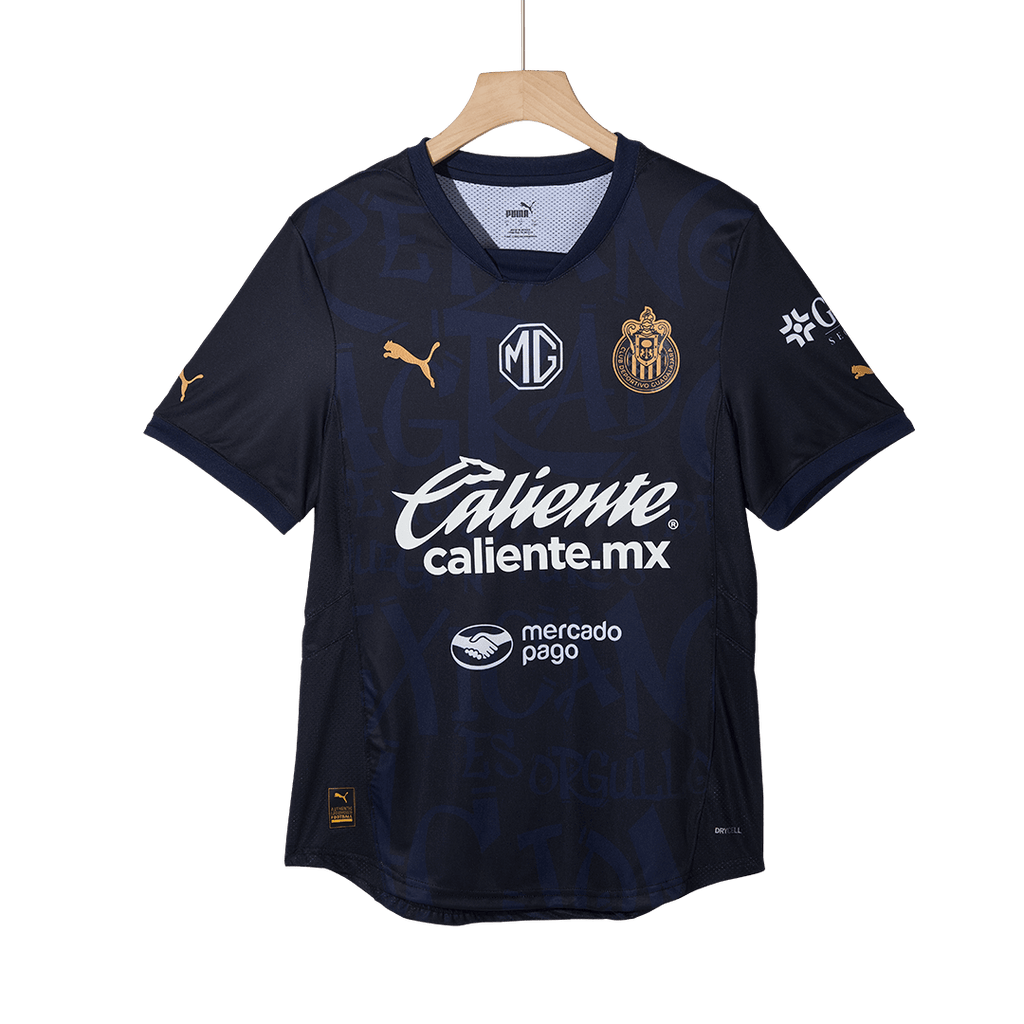 Camiseta de fútbol de visitante de Chivas, auténtica, 2024/25