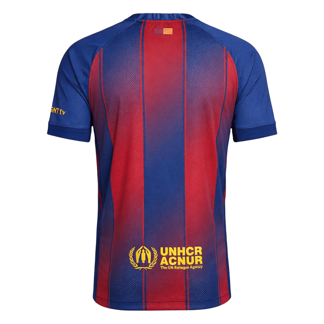 2025/26 Barcelona x Olivia Rodrigo Home Soccer Jersey Red&Blue Limited Edition