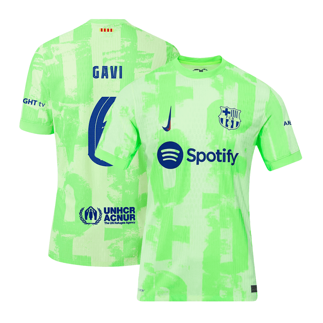 Barcelona GAVI #6 Third Away Soccer Jersey Authentic 2024/25 - UCL Edition - Football Shirt | SmartJerseys | Official Quality