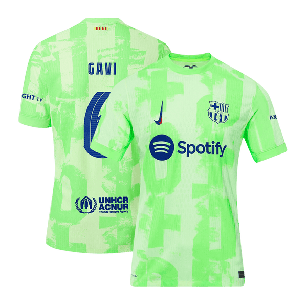 Barcelona GAVI #6 Third Away Soccer Jersey Authentic 2024/25 - UCL Edition - Football Shirt | SmartJerseys | Official Quality