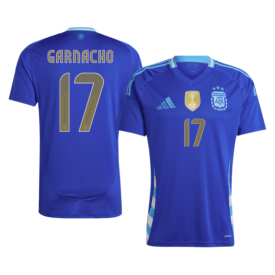 Argentina GARNACHO #17 Away Soccer Jersey 2024 - Football Shirt | SmartJerseys | Official Quality