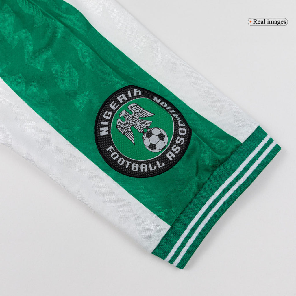 Camiseta retro de fútbol de visitante de Nigeria 1996