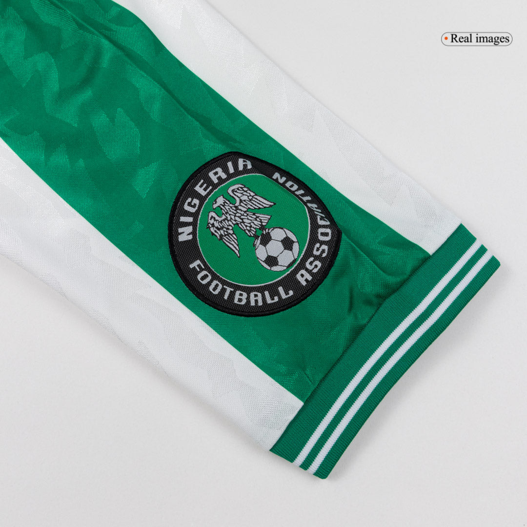 Camiseta retro de fútbol de visitante de Nigeria 1996