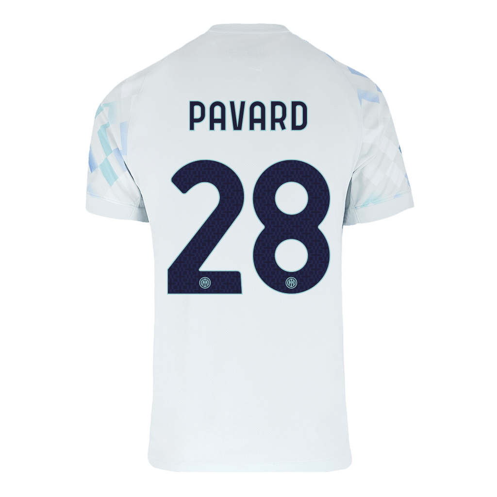 Maillot extérieur Inter Milan PAVARD n° 28 2025/26