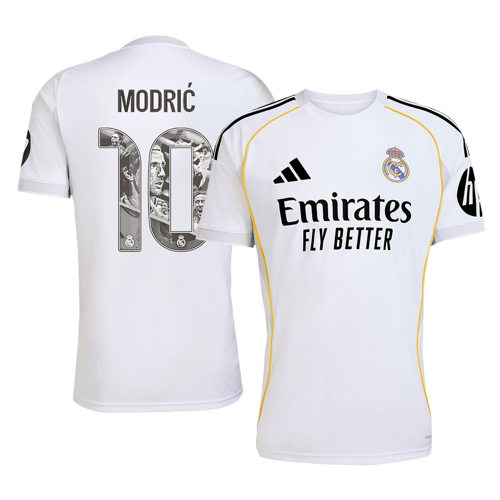 Real Madrid MODRIĆ Special #10 Home Soccer Jersey 2025/26 - Special - Football Shirt | SmartJerseys | Official Quality