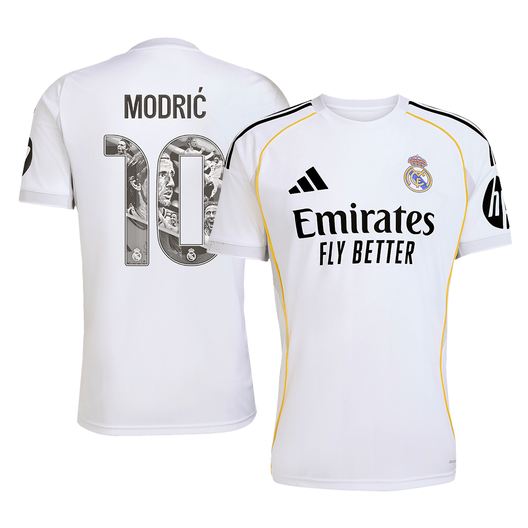 Real Madrid MODRIĆ Special #10 Home Soccer Jersey 2025/26 - Special - Football Shirt | SmartJerseys | Official Quality